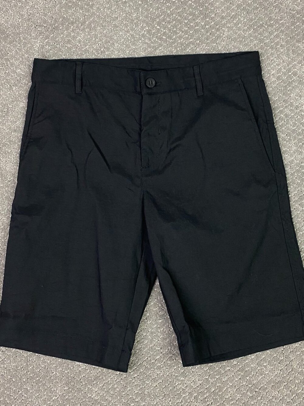 Outlier New Way Shorts Mens 31 Black F. Cloth 2 Way Stretch Nylon 6.6 Chino golf